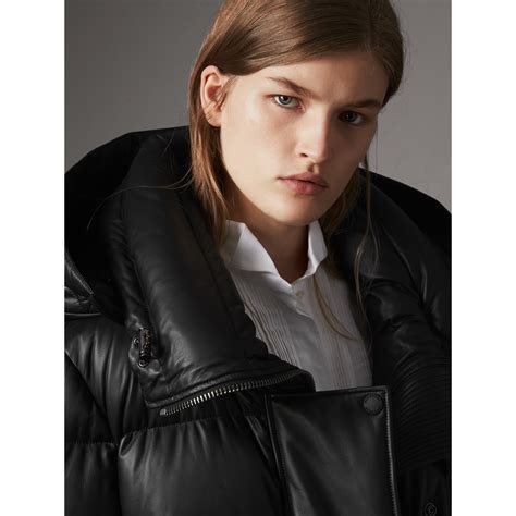 detachable hood lambskin puffer jacket burberry|Women’s Puffer Jackets .